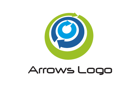 arrows circling around each other