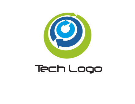 arrows circling around each other