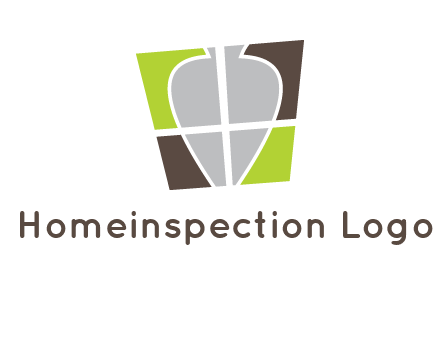 leaf inside the abstract square logo