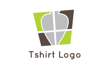 leaf inside the abstract square logo