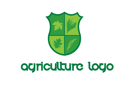 Leafs inside the emblem logo