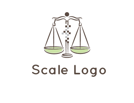 abstract scale icon