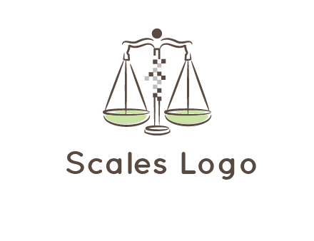 abstract scale icon