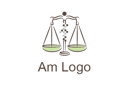 abstract scale icon