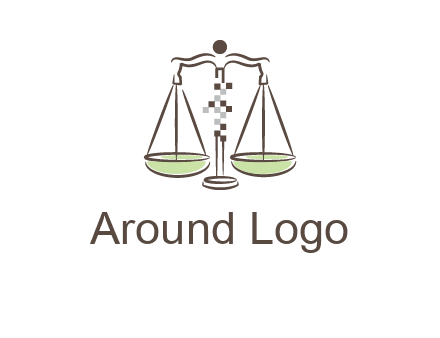 abstract scale icon