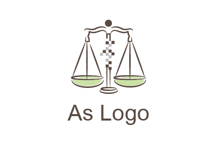 abstract scale icon