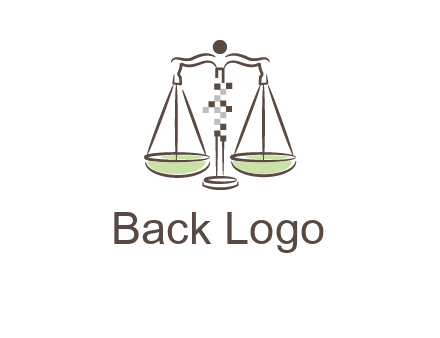 abstract scale icon