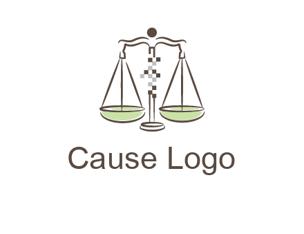 abstract scale icon