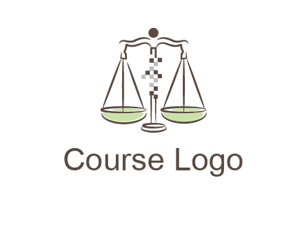 abstract scale icon