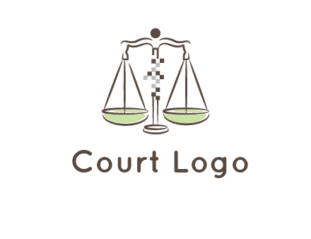 abstract scale icon