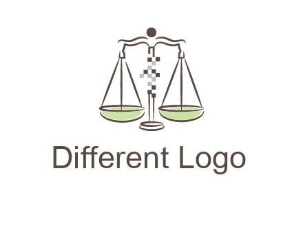 abstract scale icon