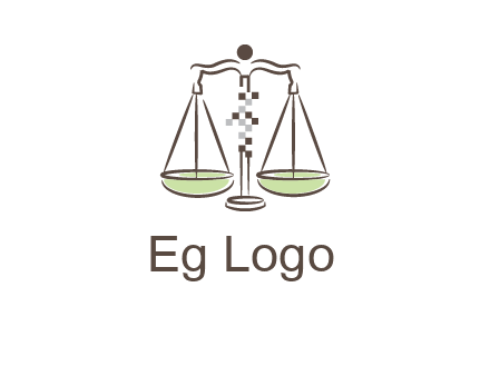 abstract scale icon