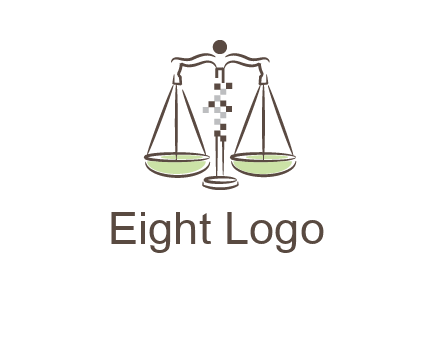 abstract scale icon