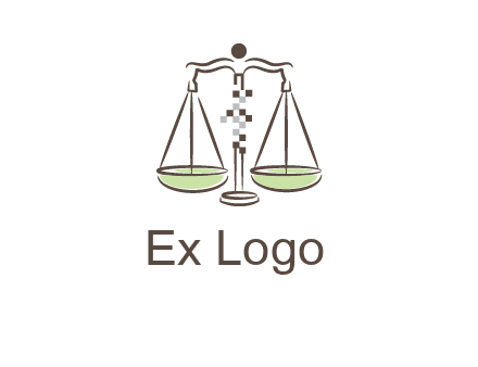 abstract scale icon