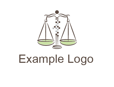 abstract scale icon