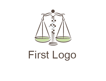 abstract scale icon