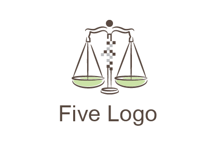 abstract scale icon