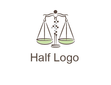 abstract scale icon