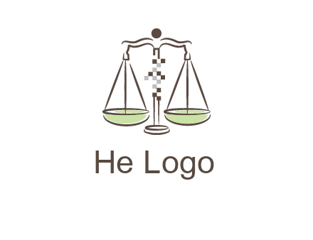 abstract scale icon
