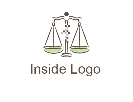 abstract scale icon