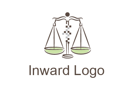 abstract scale icon