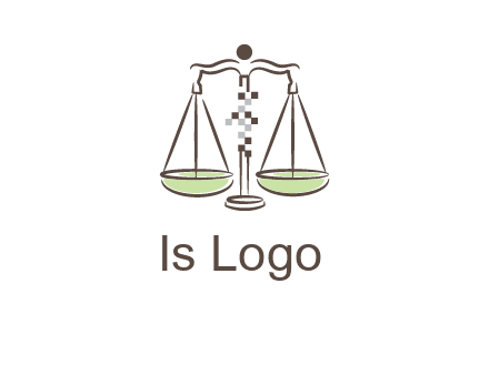 abstract scale icon