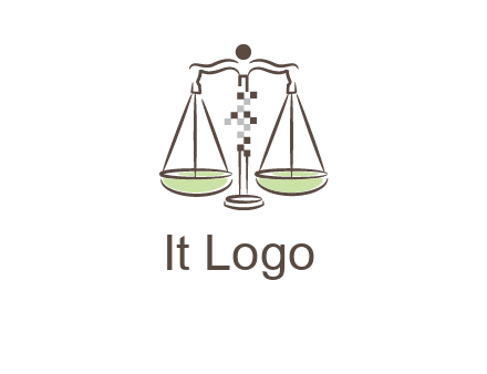 abstract scale icon