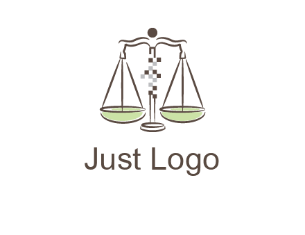 abstract scale icon