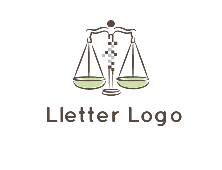 abstract scale icon