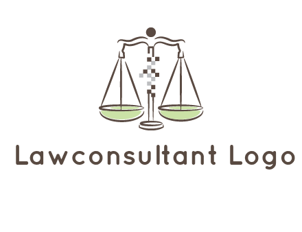 abstract scale icon