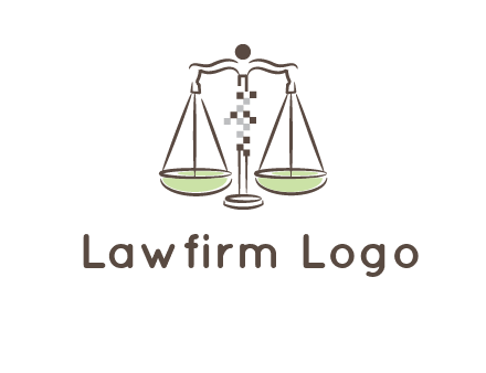 abstract scale icon