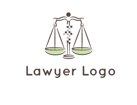 abstract scale icon