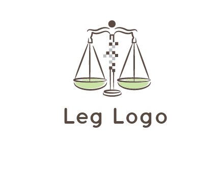 abstract scale icon
