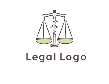 abstract scale icon