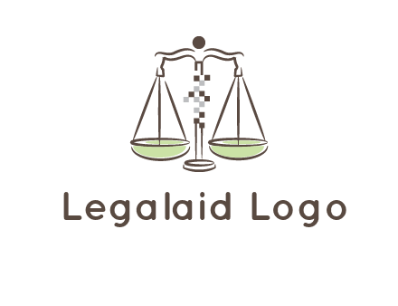 abstract scale icon