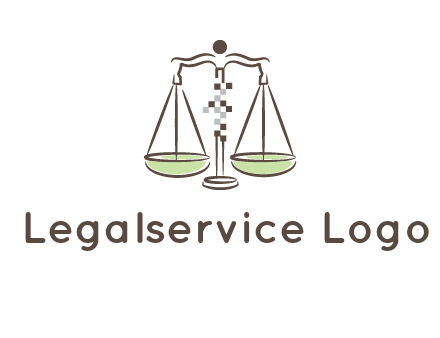 abstract scale icon