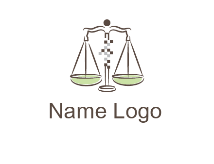 abstract scale icon