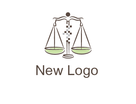 abstract scale icon