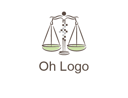 abstract scale icon