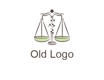 abstract scale icon