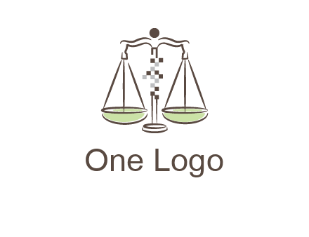 abstract scale icon