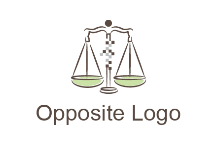 abstract scale icon