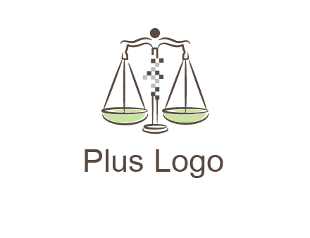 abstract scale icon