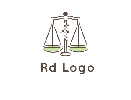 abstract scale icon