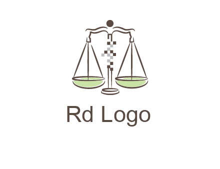 abstract scale icon