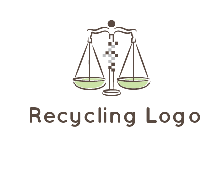 abstract scale icon
