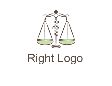 abstract scale icon
