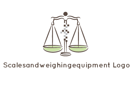abstract scale icon