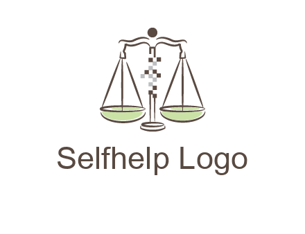 abstract scale icon