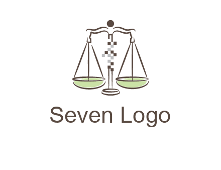 abstract scale icon